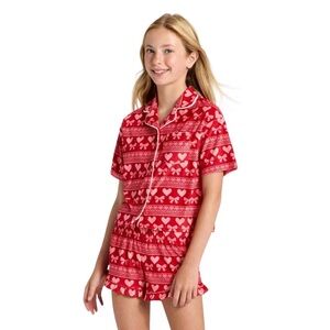 Art Class 2 Piece Valentine’s Day Short Pajama Set Size 10/12
